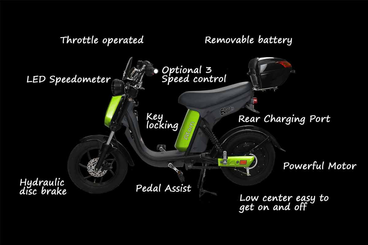 Evolts V3 get the latest street legal electric moped 14