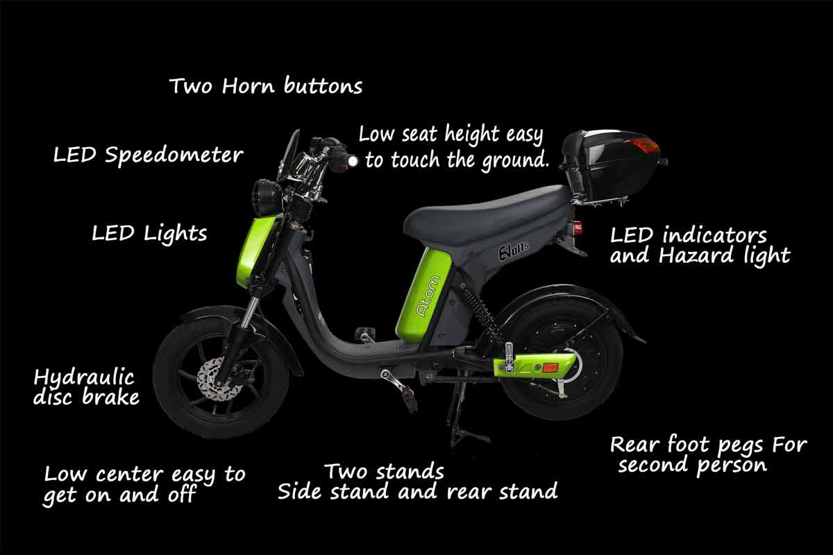 Evolts V3 get the latest street legal electric moped 12