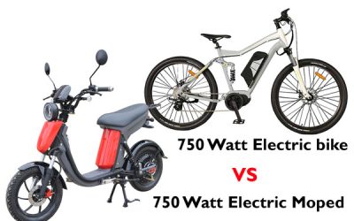 New Electric Mopeds for adults vs Electric Bike comparison